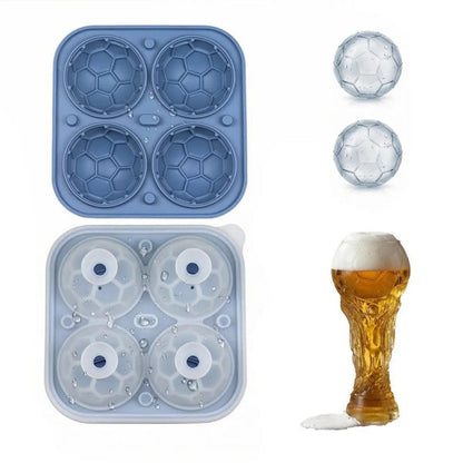 📢 2+1 GRATIS-ANGEBOT 📢 Eisballform aus Silikon in Fußballform⚽🍻Feiern wir die Weltmeisterschaft und stoßen wir fröhlich an!! 🍻