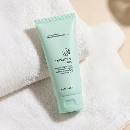 80%OFF-Kräuter-Exfoliating Gel mit Chlorella & Kollagen – Aufhellendes Peeling für glatte, reine Haut