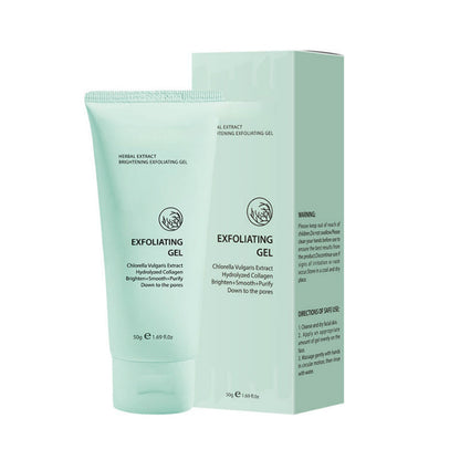 80%OFF-Kräuter-Exfoliating Gel mit Chlorella & Kollagen – Aufhellendes Peeling für glatte, reine Haut